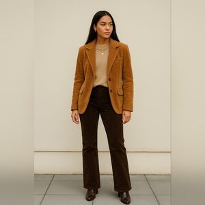 GAP Genuine Leather‎ Pants – Size 4 – Dark Brown – Great Condition